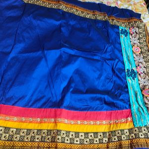 Blue Saree