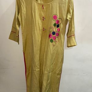 Women Daily Wear Embroidery Kurti