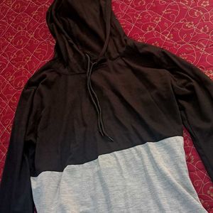 black hoodie