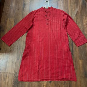 Fab India Men Cotton Straight Kurta