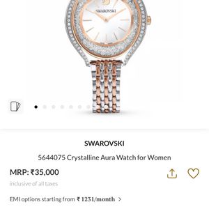 SWAROVSKI5644075 Crystalline Aura Watch for Women