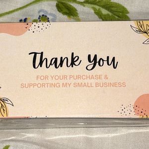 Thank You Cards 60 Pieces