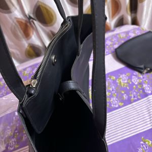 Black Tote Bag Used Hardly