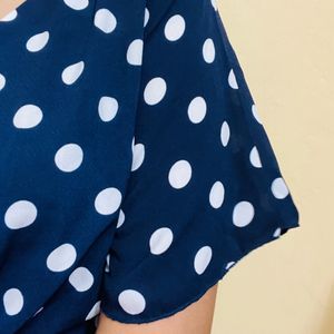 POLKA DOT CROP TOP