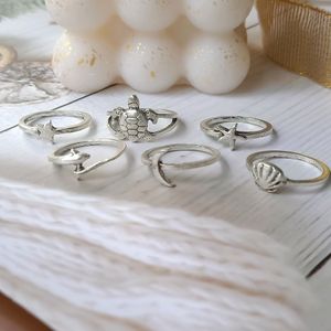 Cool Stackable Rings ( Set Of 6)