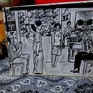 Cartoon Sketch / Drawing / Painting