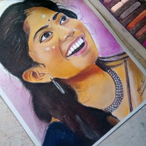 Saipallavi Painting Handmade Draw