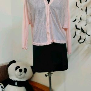 Sheer Sweater Like Plus Size Top