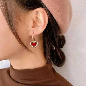 Korean Heart Shape Hoop Earrings 💗