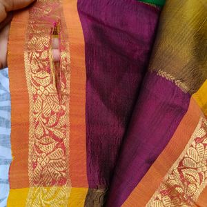 pure Kanchi pattu saree