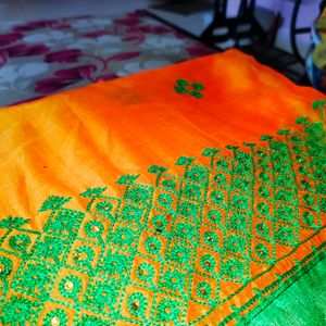 Embroidery Saree