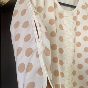 Design Polka Dot Long Top For Women 🫶🏻🔖✨