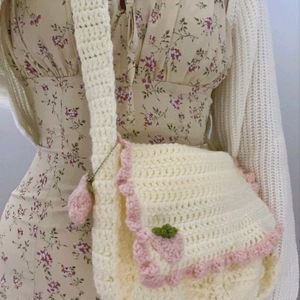 Crochet Messanger Bag 🌸