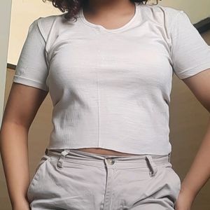 Ribbed Crop Top