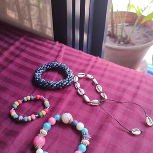 4 Bead Bracelet Combo