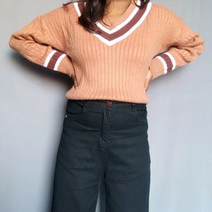 Knit Sweater With Edge Detailing