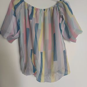 Pastel Off shoulder Pretty Top