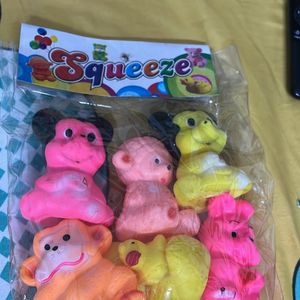 Brand new squeeze Toy Set Of 6