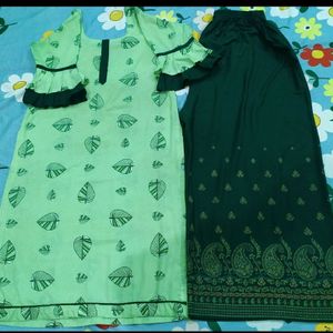 New Kurti Plazo Set