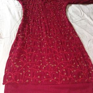 Beautiful Maroon Kurti🥰🥰🥰