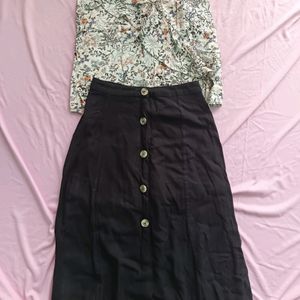 Skirt And Top