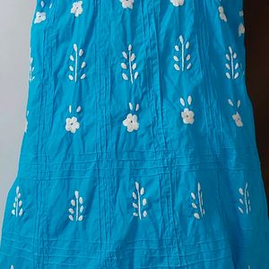 Beautiful Blue Color Night Gown 46 Size