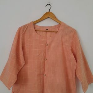 Peach  Kurta