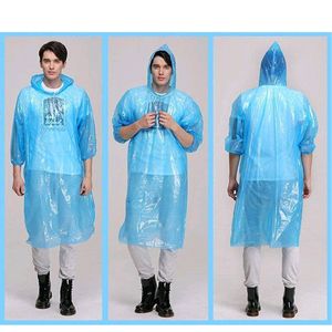 Pack Of 10 Easy to Carry Emergency  Rain coat