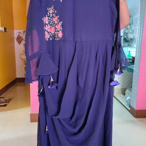 Beautiful Nevy 💙 Blue Colour Gown 😍😍