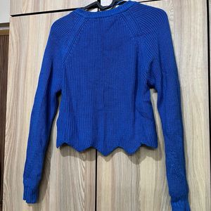 Primark blue Cropped Sweater