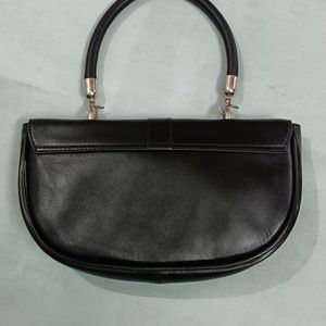 Genuine Leather Womens Sadle Moon Handbags