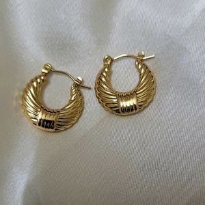 Bow Hoop Earrings