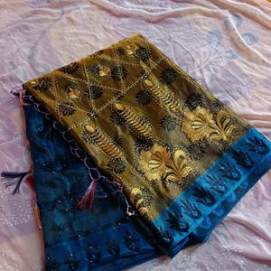 Today Only🎉Unused Saree With Blouse (Women's)