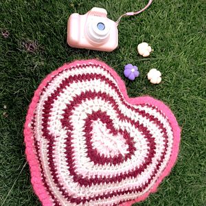 CROCHET HEART PILLOW🌷🌸