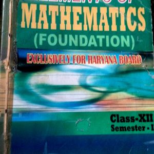 Elements Of Mathematics