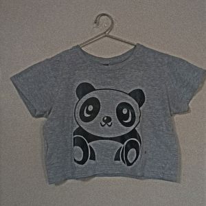 Panda Crop Top