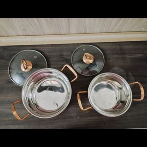 Stainless Steel Copper Bottom -- Fixed Price