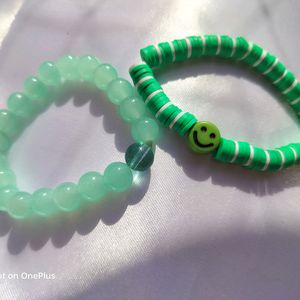 Green Stack Bracelet 💚