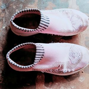 Pink Sports Shoes For Womens