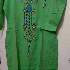 Beautiful pure cotton kurta and matching palazzo