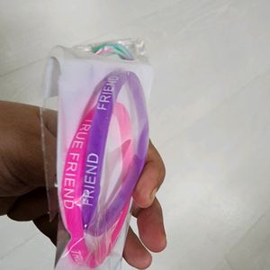 FRIENDSHIP BANDS(6 Pcs New) (Silicone )