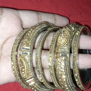 Golden Bangles Set❤️🤗