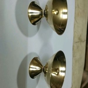 4 Pieces Of New Brass Paro Diya 🪔