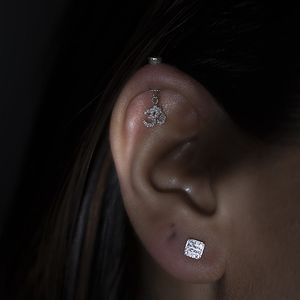 925 Silver Helix Hanging Earring