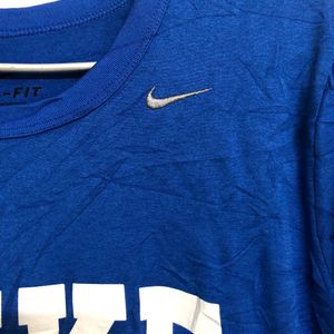 Nike Blue Long Sleeve T Shirt