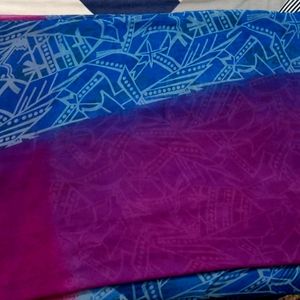 Fresh Look Ocean Color Saree