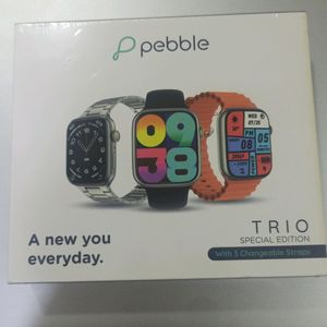 Pebble Trio 1.96 Infinite Display Smart Watch