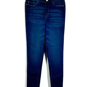 Dark Blue Skinny Jeans For Women's