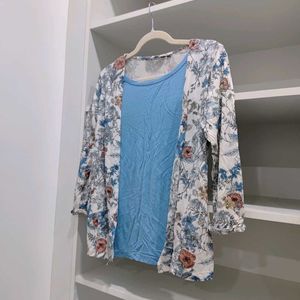 Fig Women's Floral Printed Top