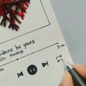 Handmade Spotify Card.